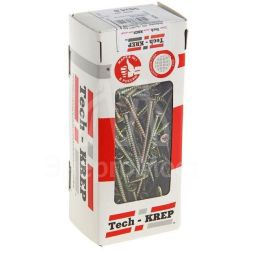 Саморез универсальный 50х4.0мм желт. (уп.200шт) Tech-KREP 102247