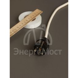 Вилка прямая ВПп10-02-Ст разборная с заземл. контактом 16А черн. IEK EVP10-16-01-K02