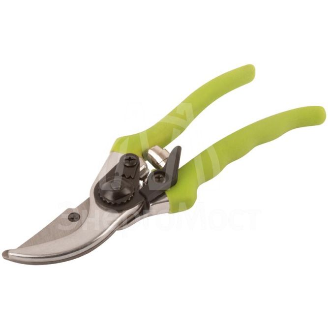 Секатор режущие кромки внахлест алюм. ручки с ПВХ покрытием 205мм FIT 77083