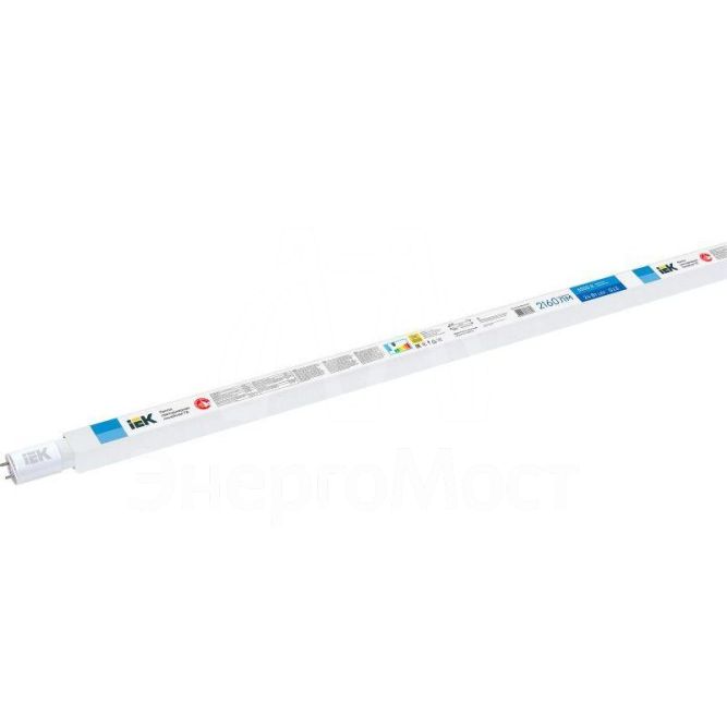 Лампа светодиодная T8 24Вт линейная 230В 6500К G13 IEK LLE-T8-24-230-65-G13