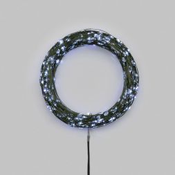 Гирлянда светодиодная Роса с контроллером 100м 1000 LED бел. IP20 230В зел. провод Neon-Night 303-295