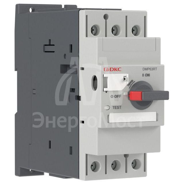 Выключатель автоматический защиты двигателя YON DMP63RT с уставкой 28-40A 3P 50кА YON DMP63RT-0040