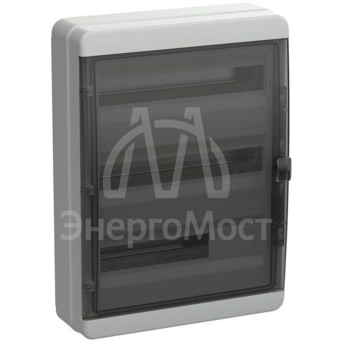 Корпус пластиковый КМПн-54 IP65 черн. прозр. дверь TEKFOR IEK TF5-KP72-N-54-65-K03-K02