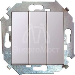 Механизм выключателя 3-кл. СП Simon 15 16А IP20 винт. зажим бел. Simon 1591391-030