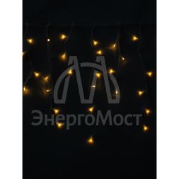 Гирлянда &amp;quot;Бахрома&amp;quot; OIC100LSE-WW-T-I4 100LED тепл. бел. 2х0.56м 20 нитей 24/56/32/48см соединяемая до 20шт. уличная SHLights 4690601040510