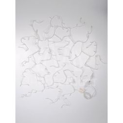 Гирлянда &amp;quot;Бахрома&amp;quot; OIC100LSE-WW-T-I4 100LED тепл. бел. 2х0.56м 20 нитей 24/56/32/48см соединяемая до 20шт. уличная SHLights 4690601040510