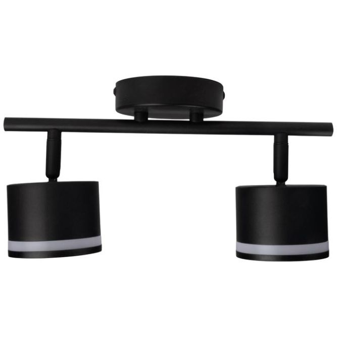 Светильник PCL-0702 max 20Вт (каждая лампа) 2xGX53 IP20 230В BL настен./потолочн. декор. под лампу JazzWay 5066809