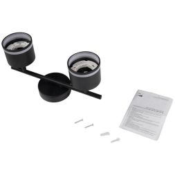 Светильник PCL-0702 max 20Вт (каждая лампа) 2xGX53 IP20 230В BL настен./потолочн. декор. под лампу JazzWay 5066809