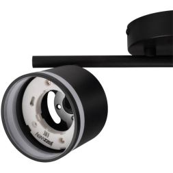 Светильник PCL-0702 max 20Вт (каждая лампа) 2xGX53 IP20 230В BL настен./потолочн. декор. под лампу JazzWay 5066809