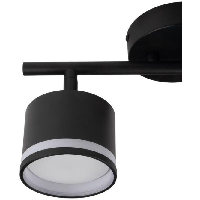 Светильник PCL-0702 max 20Вт (каждая лампа) 2xGX53 IP20 230В BL настен./потолочн. декор. под лампу JazzWay 5066809