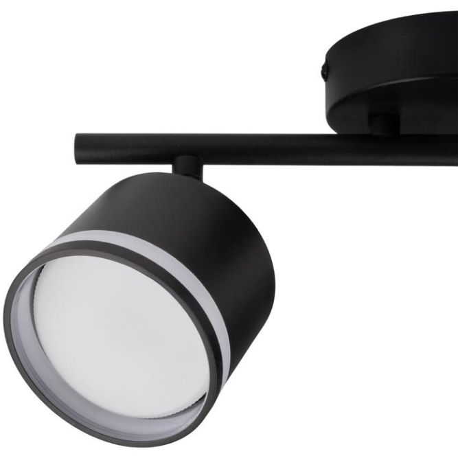 Светильник PCL-0702 max 20Вт (каждая лампа) 2xGX53 IP20 230В BL настен./потолочн. декор. под лампу JazzWay 5066809