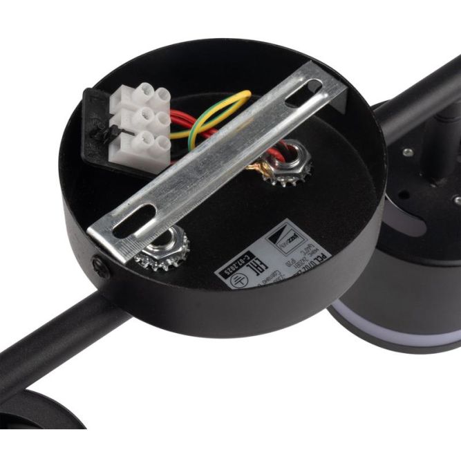 Светильник PCL-0702 max 20Вт (каждая лампа) 2xGX53 IP20 230В BL настен./потолочн. декор. под лампу JazzWay 5066809