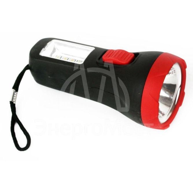 Фонарь LED16014 1 + 4SMD LED 2 реж. 1XR6 пласт блист-пакет Ultraflash 14253
