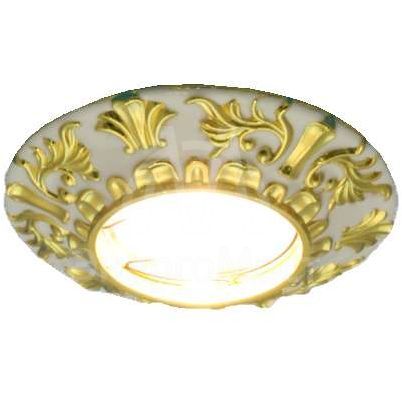 Светильник Regal 51 1 46 литой неповорот. MR16 бел./зол. ИТАЛМАК IT8449