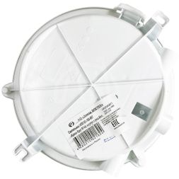 Светильник НПП 03-100-007 &amp;quot;Креа&amp;quot; круг 1х100Вт E27 IP44 корпус с решеткой бел. Элетех 1005500877