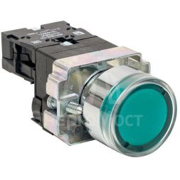 Кнопка BA31 с подстветкой 230В зел. NO PROxima EKF xb2-bw31-230