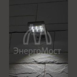 Прожектор садовый ERAFS024-07 6LED 150лм с датчиком движения выносная солнечная батарея ЭРА Б0044247