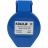 Розетка кабельная 213 16А 220AC 2P+PE 6ч IP44 КЭАЗ 222744