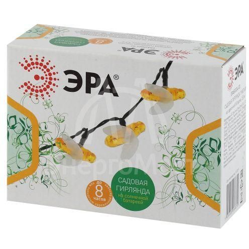 Гирлянда садовая ERASG024-03 ЭРА Пчелки 5.8м солнечная батарея ЭРА Б0044218