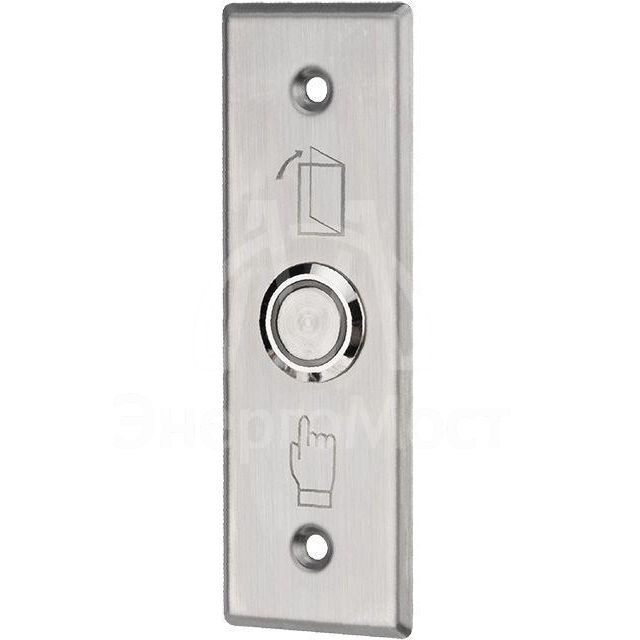 Кнопка &amp;quot;Выход&amp;quot; металлическая с синей подсветкой SB-60 врезного типа SECURIC 45-0961