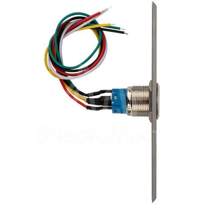 Кнопка &amp;quot;Выход&amp;quot; металлическая с синей подсветкой SB-60 врезного типа SECURIC 45-0961