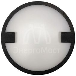 Светильник светодиодный &amp;quot;Банник&amp;quot; PBH-PC8-RA 18Вт 4000К BLACK IP65 ЖКХ пылевлагозащ. черн. JazzWay 5048478