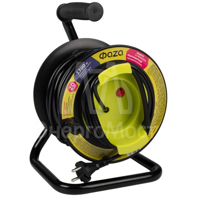 Удлинитель на катушке 1х20м CR-01-2000 ФАZА 5063747
