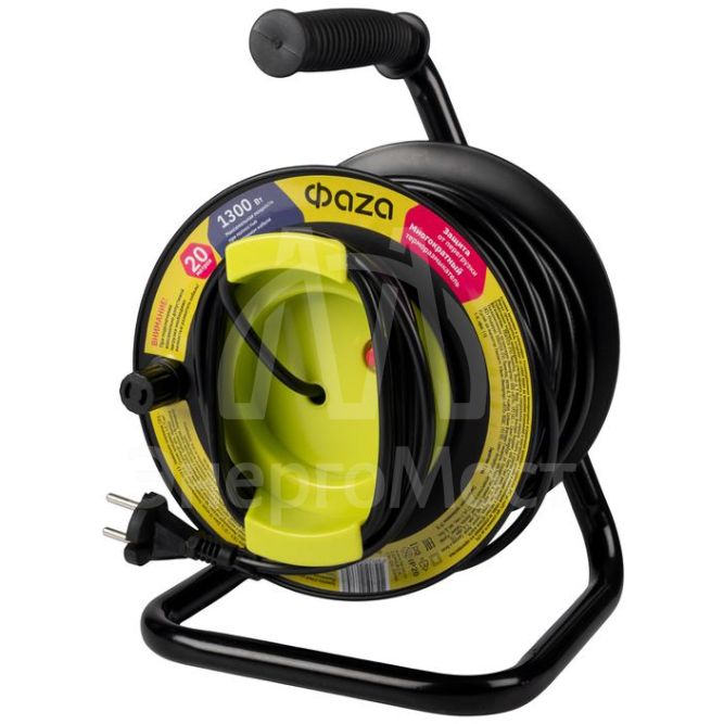 Удлинитель на катушке 1х20м CR-01-2000 ФАZА 5063747