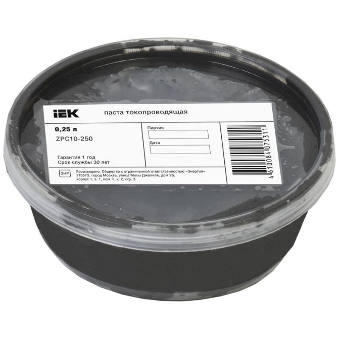 Паста токопроводящая 0.25л IEK ZPC10-250