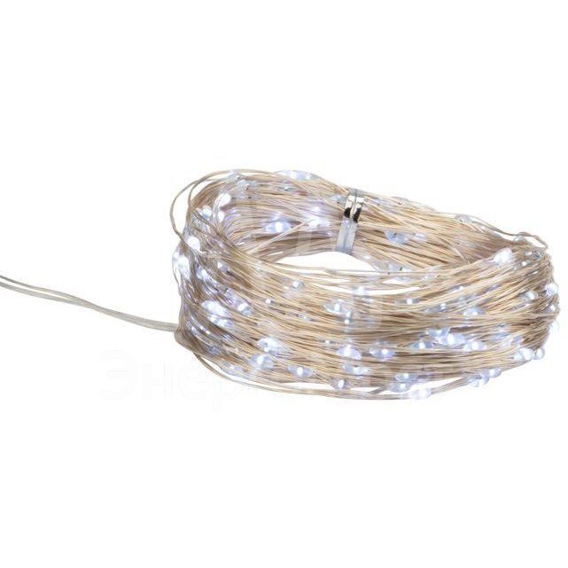 Гирлянда светодиодная &amp;quot;Роса&amp;quot; 20м 200LED бел. 3.6Вт IP44 с трансф. Neon-Night 303-205