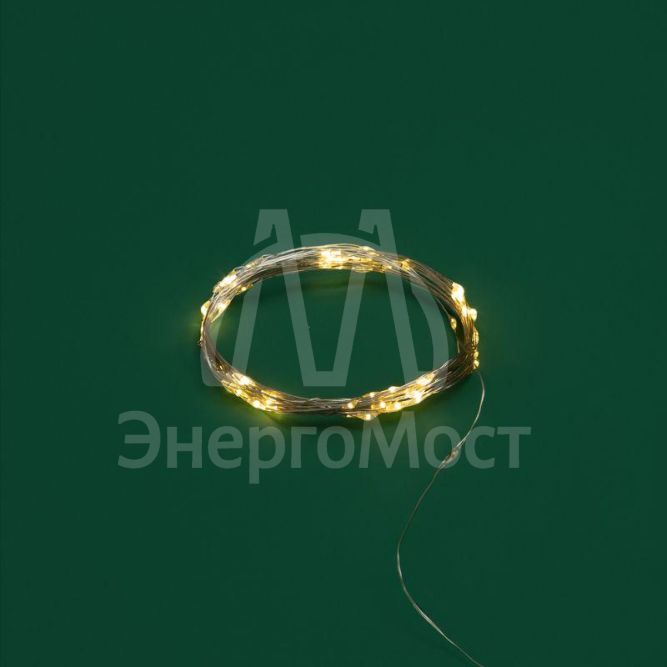 Гирлянда светодиодная &amp;quot;Роса&amp;quot; 5м 50LED тепл. бел. 0.5Вт IP20 USB Neon-Night 315-966