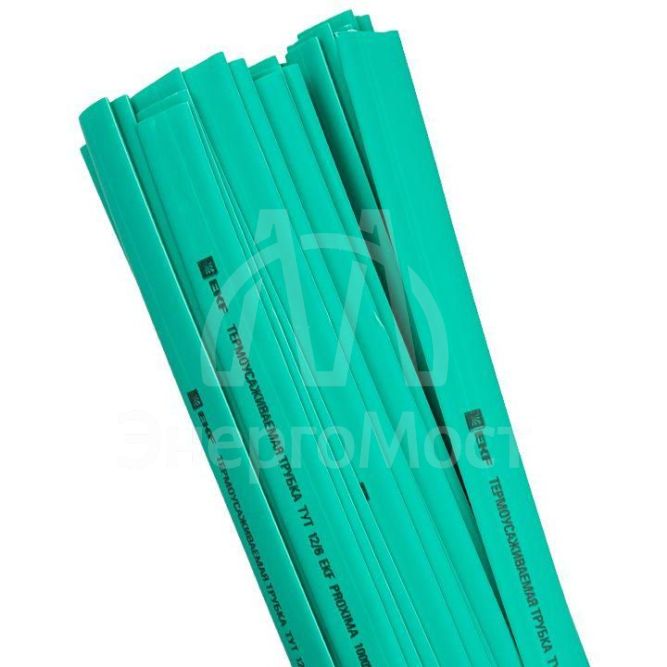 Трубка термоусадочная ТУТ нг 16/8 зел. 1м (уп.50шт) PROxima EKF tut-16-j-1m