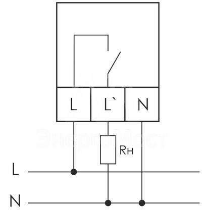 Реле напряжения CP-721-1 (однофазное; цифровая индикация; напряжение питания 50-450В контакт 1NO 63А встроен. таймер регистрация аварий в памяти индикация текущего напряжения) (аналог УЗМ) F&amp;amp;F EA04.009.013