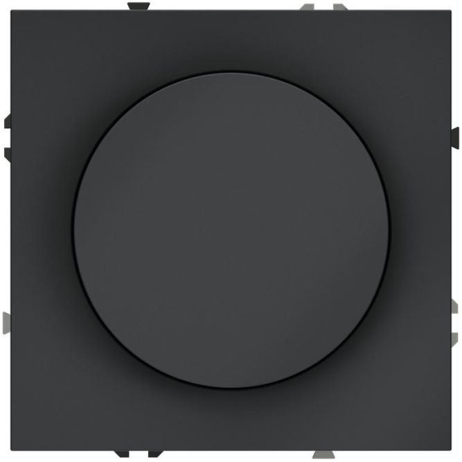 Светорегулятор поворотно-нажимной СП S70 600Вт механизм графит Voltum VLS070307