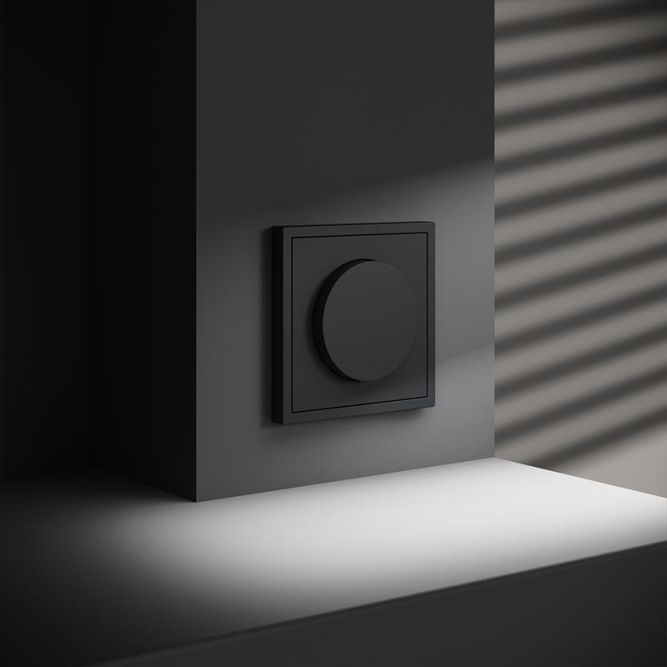 Светорегулятор поворотно-нажимной СП S70 600Вт механизм графит Voltum VLS070307