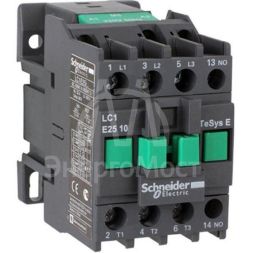 Контактор 3п 25А 1НО 24В AC TeSys E SchE LC1E2510B5