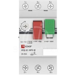 Выключатель авт. защиты двиг. АПД-32 20-25А EKF apd2-20-25