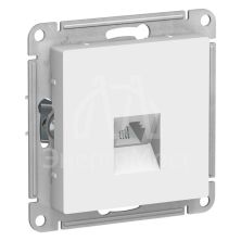 Механизм розетки телефонной 1-м СП AtlasDesign RJ11 бел. SchE ATN000181