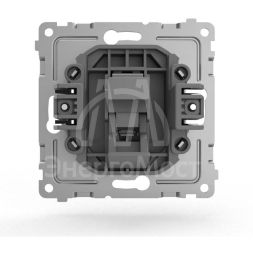 Розетка компьютерная 1-м СП Pixel RJ45 кат.5E механизм карбон TOKOV ELECTRIC TKE-PX-RC1-C14