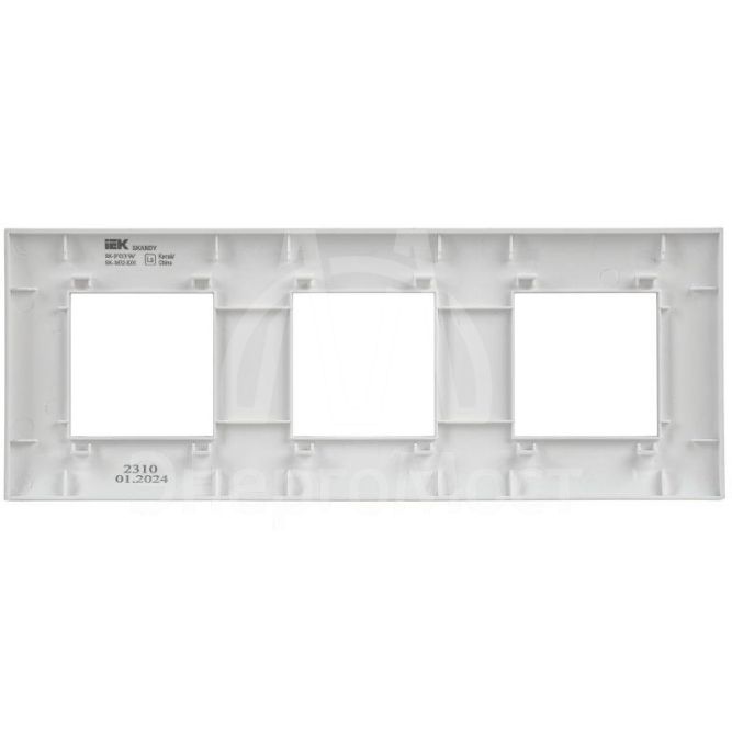 Рамка 3-м SKANDY SK-F03W арктич. бел. IEK SK-M32-K01