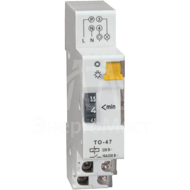 Таймер освещения ТО-47 16А 230В на DIN-рейку IEK MTA30-16