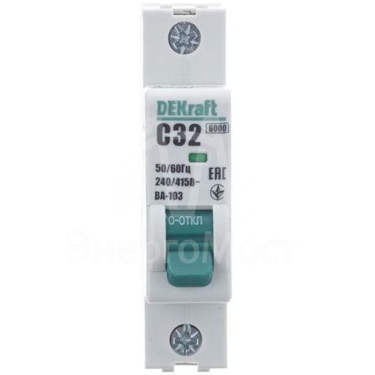 Выключатель автоматический 1п 32А характеристика C ВА-103 6кА SchE 12276DEK