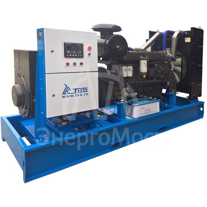 Дизельный генератор ТСС АД-320С-Т400-1РПМ5 ПРОФ в погодозащитном кожухе