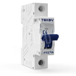 Выключатель автоматический модульный 1П 4А 4.5кА х-ка C TOKOV Electric TKE-PZ45-MCBI-1-4-C