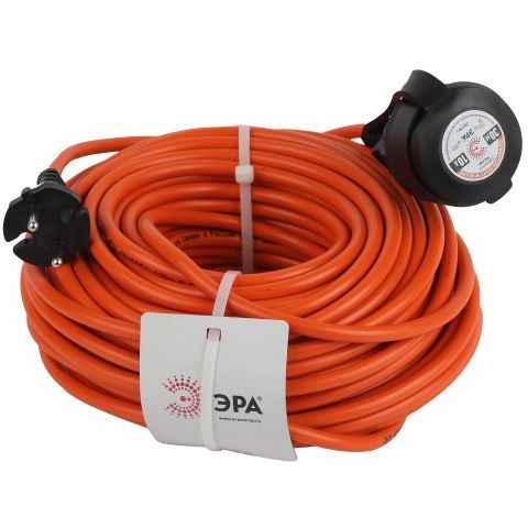 Удлинитель силовой UPx-1-2x1-30m-IP44 в бухте б/з 30м 1гнездо ПВС 2х1 Эра Б0046807