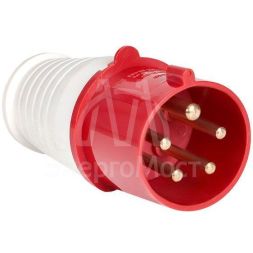 Вилка эл. каб. 32А 3P+E+N 380В IP44 (025) EKF ps-025-32-380