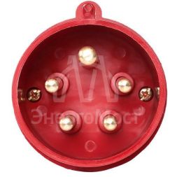 Вилка эл. каб. 32А 3P+E+N 380В IP44 (025) EKF ps-025-32-380