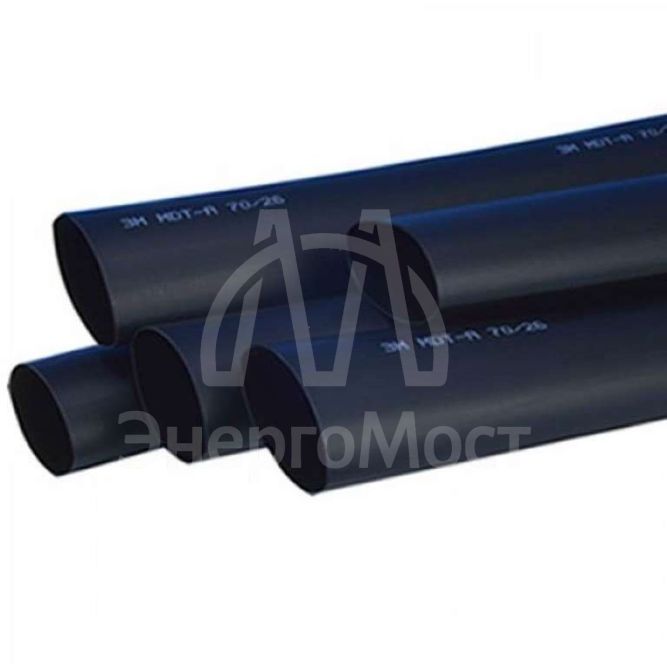 Трубка термоусадочная среднестен. MDT-A-19/6 с клеем 1м черн. 3М 7100235035