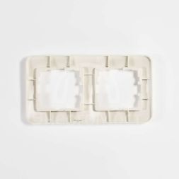 Рамка 2-м KARINA LIFE горизонт. крем. LEZARD 708-0300-147