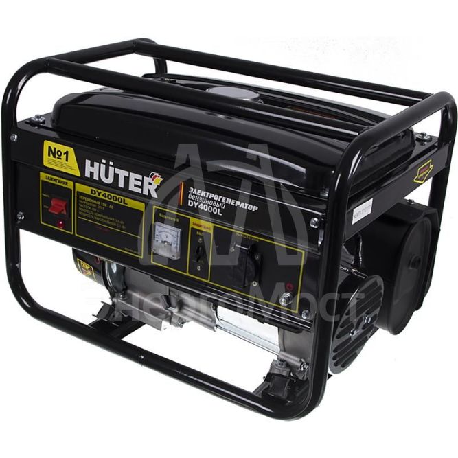 Бензогенератор DY4000L 1ф 3000Вт ручной стартер HUTER 64/1/21